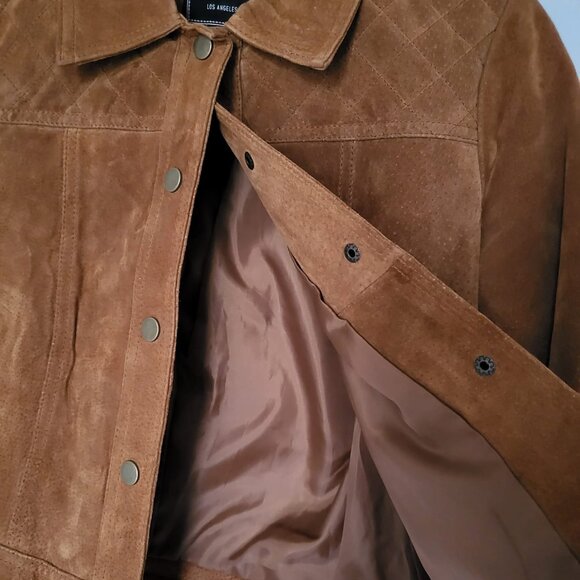 Forever 21 Suede Brown Jacket - Picture 4 of 6